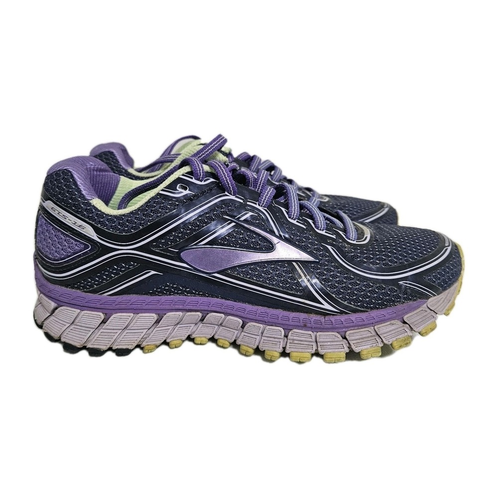 Brooks Running Shoes Womens 7.5 Purple Adrenaline GTS 16 Stability Sneakers